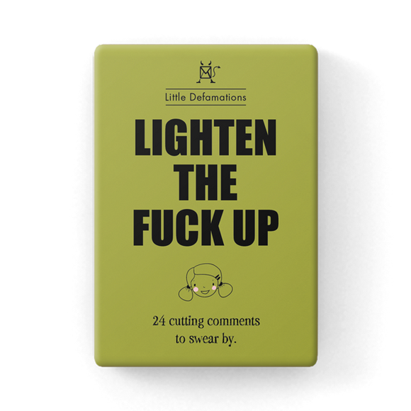 UnConventional Motivational cards - Lighten the Fuck Up