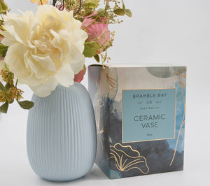 Ceramic Natives Vase  Boxed Collection - Blue
