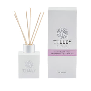 Tilley Aromatic Reed Diffuser 75ml - Patchouli and Musk