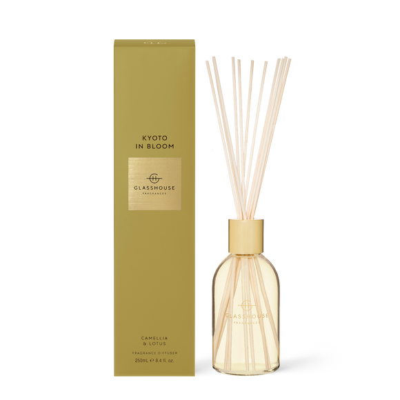 GLASSHOUSE FRAGRANCES Kyoto In Bloom 250mL Fragrance Diffuser