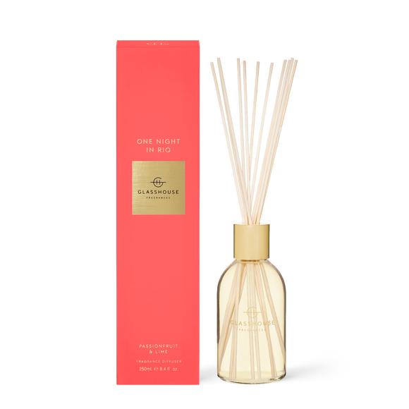 GLASSHOUSE FRAGRANCES One Night In Rio 250mL Fragrance Diffuser