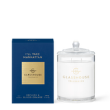 GLASSHOUSE FRAGRANCES I'll Take Manhattan Triple Scented Soy Candle