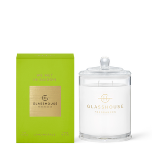 GLASSHOUSE FRAGRANCES We Met In Saigon Triple Scented Soy Candle