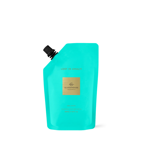 GLASSHOUSE FRAGRANCES Lost In Amalfi 250mL Fragrance Diffuser Refill