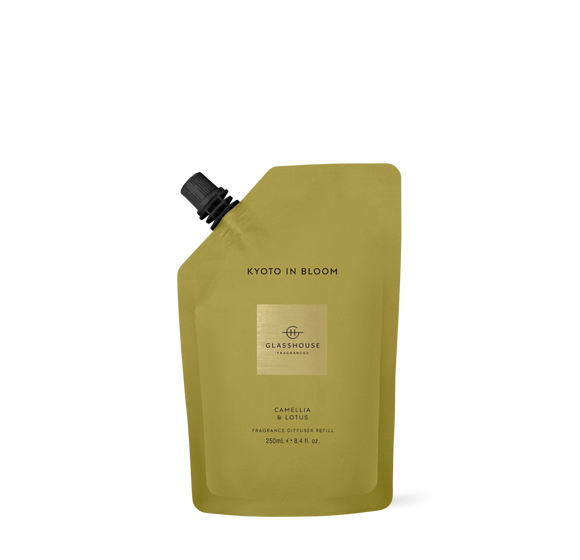 GLASSHOUSE FRAGRANCES Kyoto In Bloom 250mL Fragrance Diffuser Refill