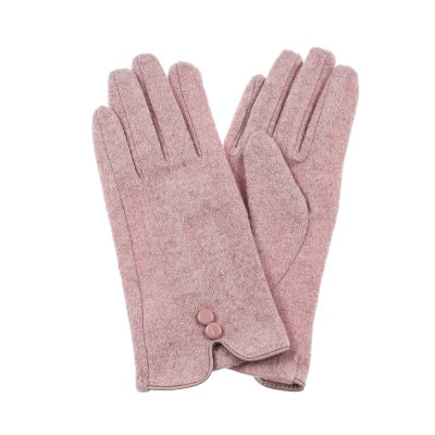 Gloves - Pink Two Buttons