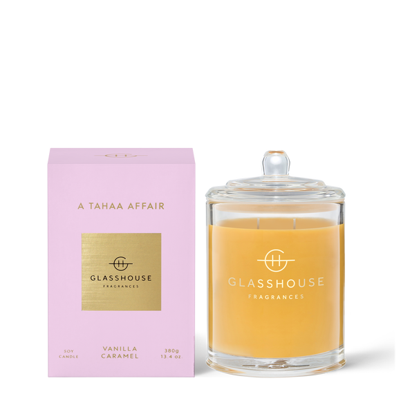 GLASSHOUSE FRAGRANCES A Tahaa Affair Triple Scented Soy Candle