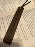 Personalised Leatherette Book Mark