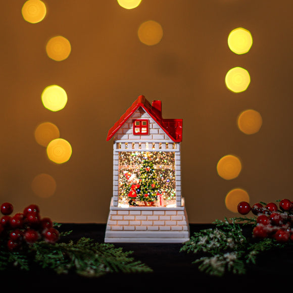 Snowing Mini House - Kids & Tree