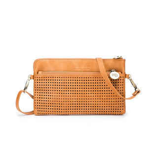 Black Caviar Designs Nina Clutch - Tan