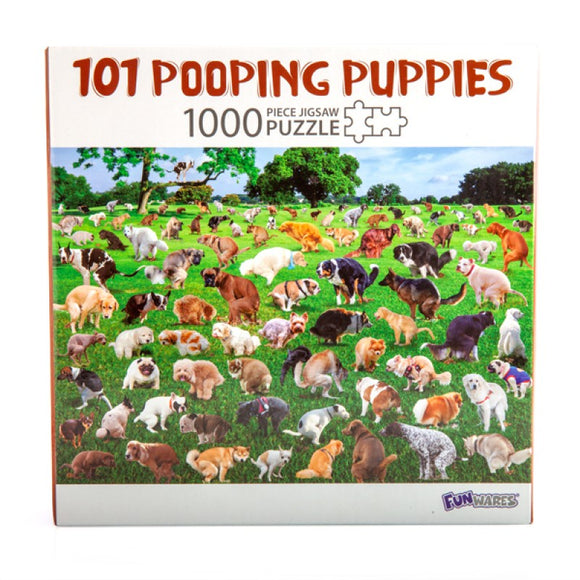Jigsaw Puzzle 1000 Pce - 101 Pooping Puppies