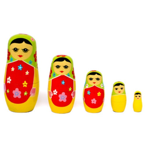 Russian Nesting Doll - Yellow Girl