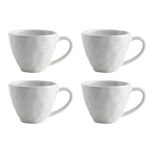 Ecology Mug Set/4 - Speckle Milk
