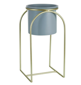 Archie Metal Planter - Grey