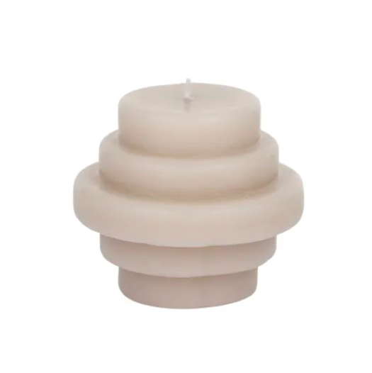 Candle Round Discs - Light Grey