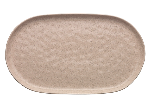 Ecology Serving Platter - Oval Speckle Cheesecake