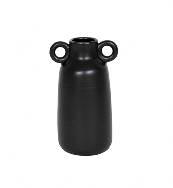 Vase - Kaniva Double Handle Black