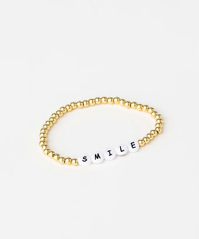 Stella + Gemma - Bracelet Gold Smile