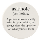 Car Coaster - Askhole Definition