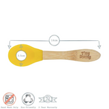 Children's Bamboo / Silicone Spoon - Black
