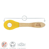 Children's Bamboo / Silicone Spoon - Orange