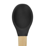 Children's Bamboo / Silicone Spoon - Black