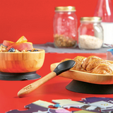 Children's Bamboo / Silicone Spoon - Black