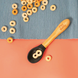 Children's Bamboo / Silicone Spoon - Black