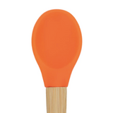 Children's Bamboo / Silicone Spoon - Orange