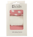 Baby Socks Boxed - Spotted 3pk