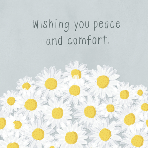 Wishing You Peace - Sympathy Card