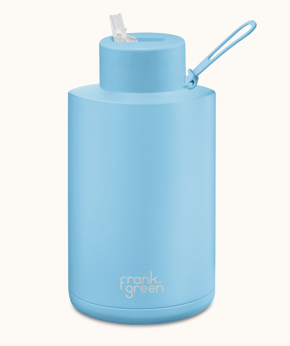 Frank Green - Ceramic Reusable Bottle Straw Lid 68oz Sky Blue