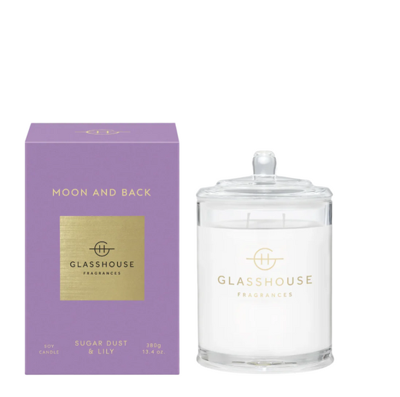 GLASSHOUSE FRAGRANCES Moon and Back Triple Scented Soy Candle