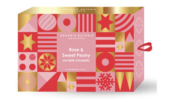 Organic Botanik Shower steamer - Rose & Sweet Peony