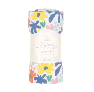 All4Ella Muslin - Bright Floral