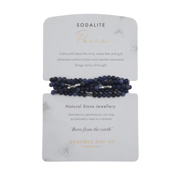 Sodalite - Wrap Bracelet