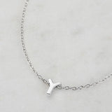 Zafino Letter Necklace - Y