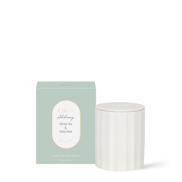 Circa Candle 350g - Kitchen Alchemy - White Tea & Wild Mint