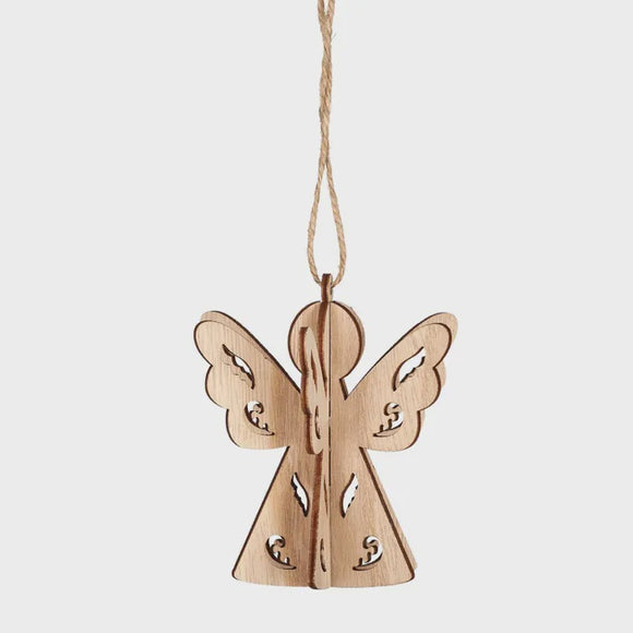 Christmas Hanger- Angel wood  10cm