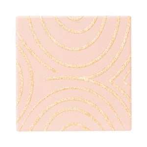 Ceramic Coaster Desert Dunes - Pattern