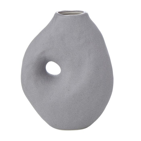 Ceramic Sculptural Vessel - Grey