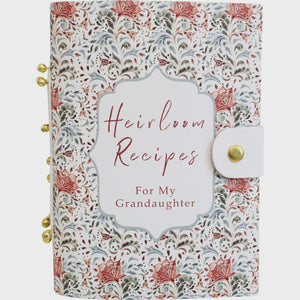 Leather Note Book - Heirloom Recipes