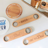 Father's Day Wooden Bottle Opener - Love