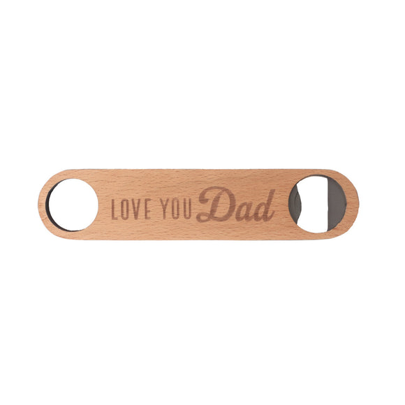 Father's Day Wooden Bottle Opener - Love
