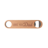 Father's Day Wooden Bottle Opener - Love