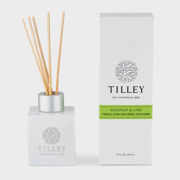 Tilley Aromatic Reed Diffuser 75ml - Coconut and Lime