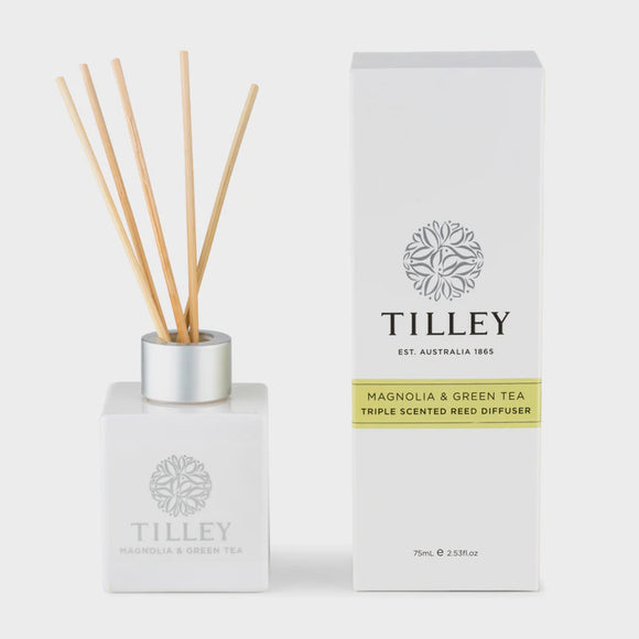 Tilley Aromatic Reed Diffuser 75ml - Magnolia and Green Tea