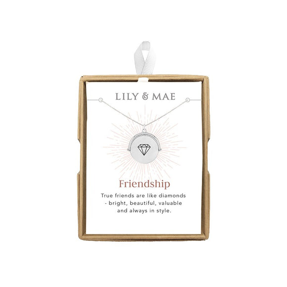 Lily & Mae Spinning Pendant Necklace - Friendship