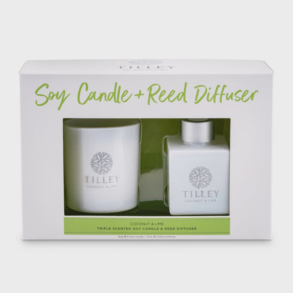 Tilley Reed Diffuser Gift Pack - Coconut + Lime