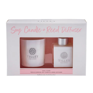 Tilley Reed Diffuser Gift Pack - Pink Lychee